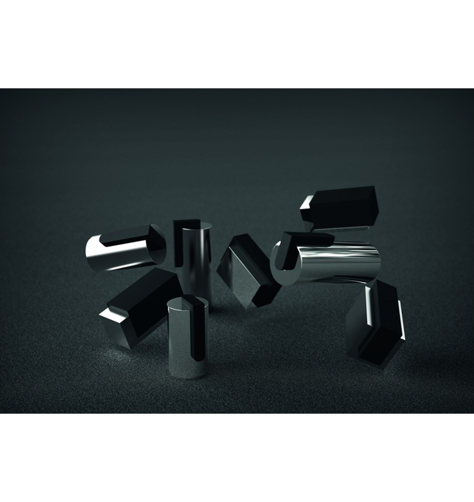 FROST Дверной упор 1, 55 мм » матовый / черный Нержавеющая сталь Матовый N1931  - Вид №2