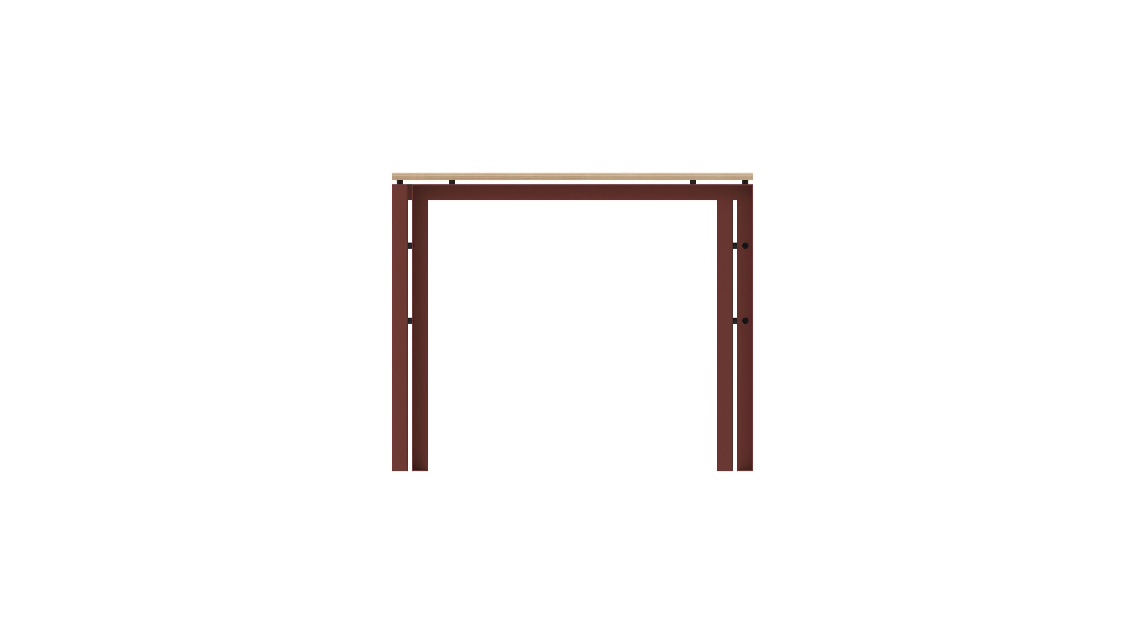 Прямоугольный стол из стали и дерева FUNCTIONALS WT-TABLE ARCH-00093437 - Вид №27