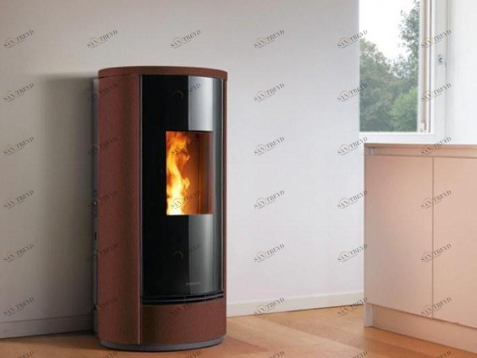 Piazzetta Пеллетная печь из майолики Premium plus sun-id-1381533