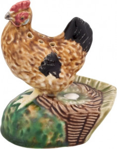 10581673 Bordallo Pinheiro Подставка для зубочисток Bordallo Pinheiro Курица 11,5см, керамика Керамика