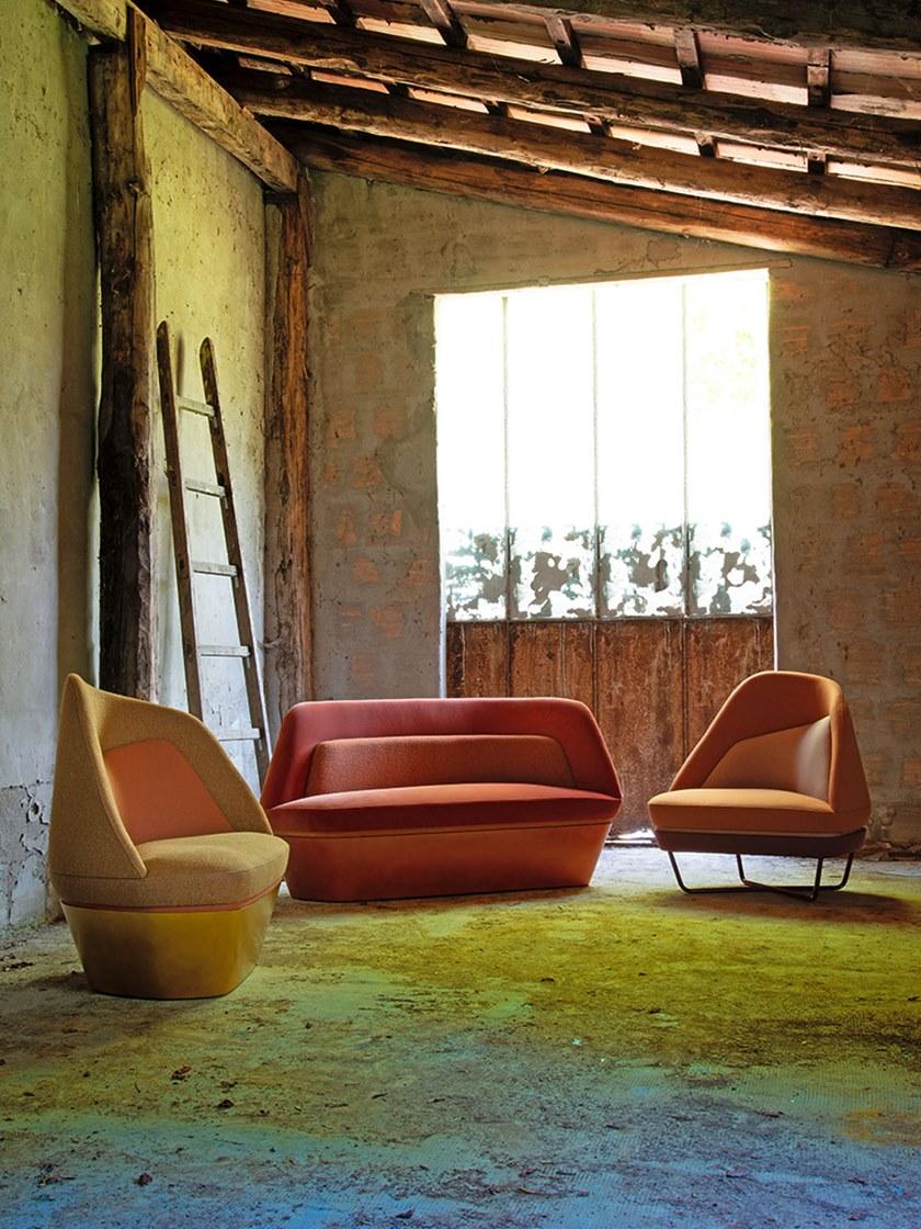 Adrenalina 2-местный тканевый диван Bixib sun-id-1452531 - Вид №4