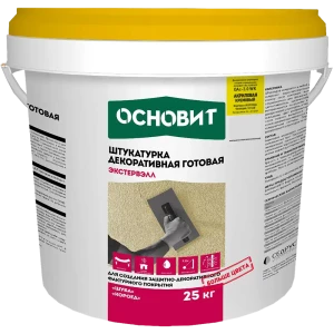 Штукатурка декоративная Основит короед OAc-3.0WK цвет кремовый