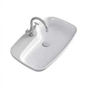 0120442 Накладная раковина под столешницу  овальная Avila Dos