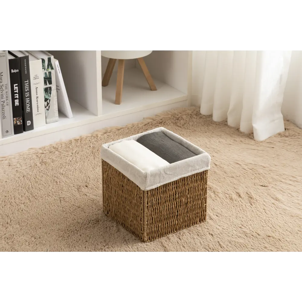 Корз плетеная 20X20X20 см беж Konsensa STLM-2080532 - Вид №5