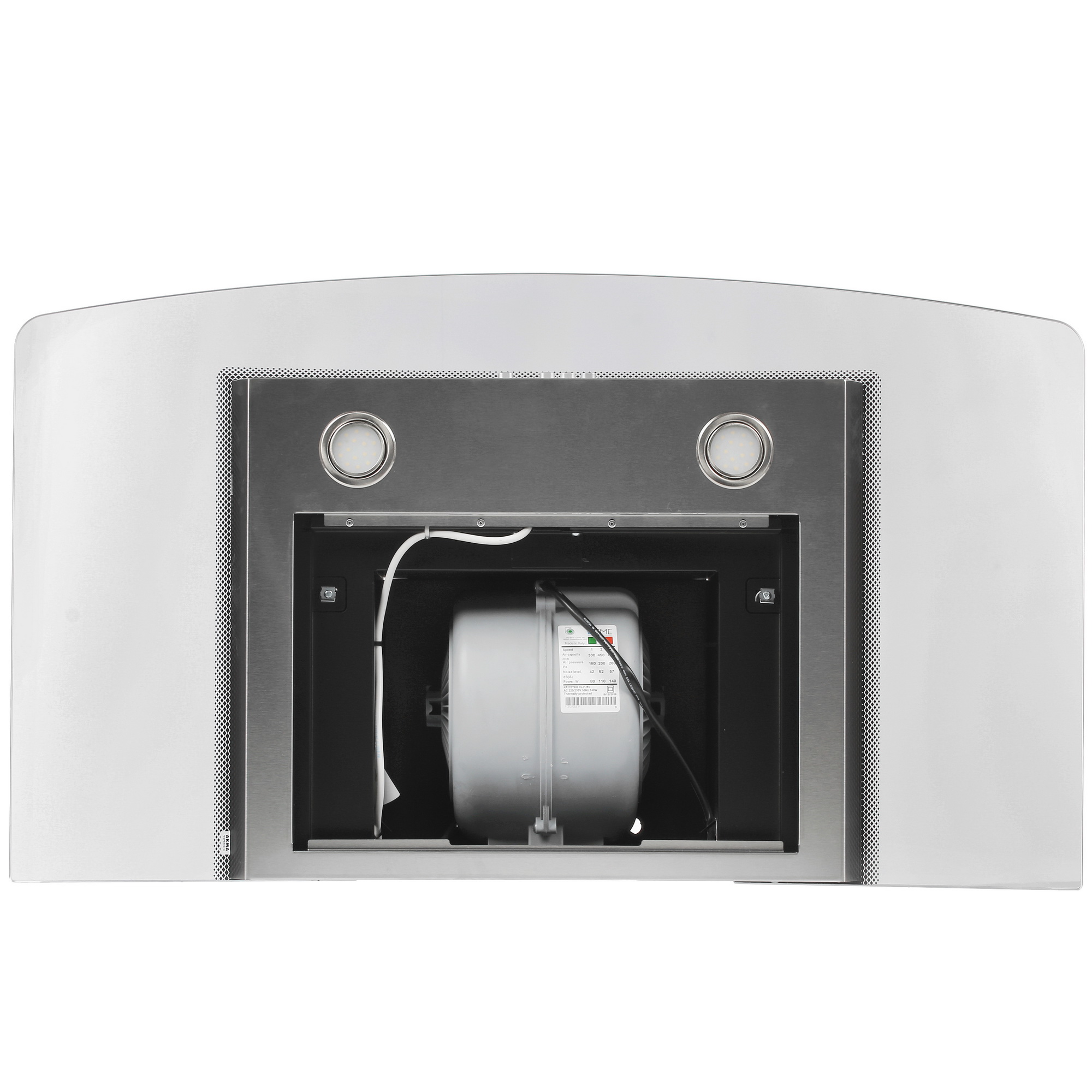 1222381 Вытяжка каминная ELIKOR Аметист 90Н-650-К3Д серебристый/прозрачный STDN-0105749 - Вид №6