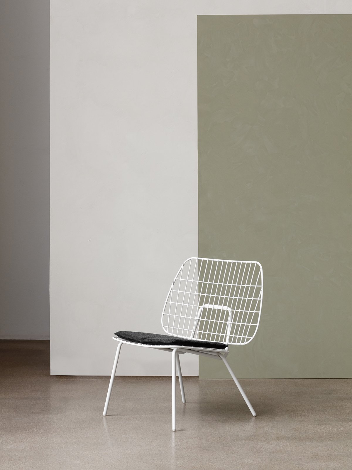 9500539 MENU WM String Lounge Chair Черный  - Вид №3