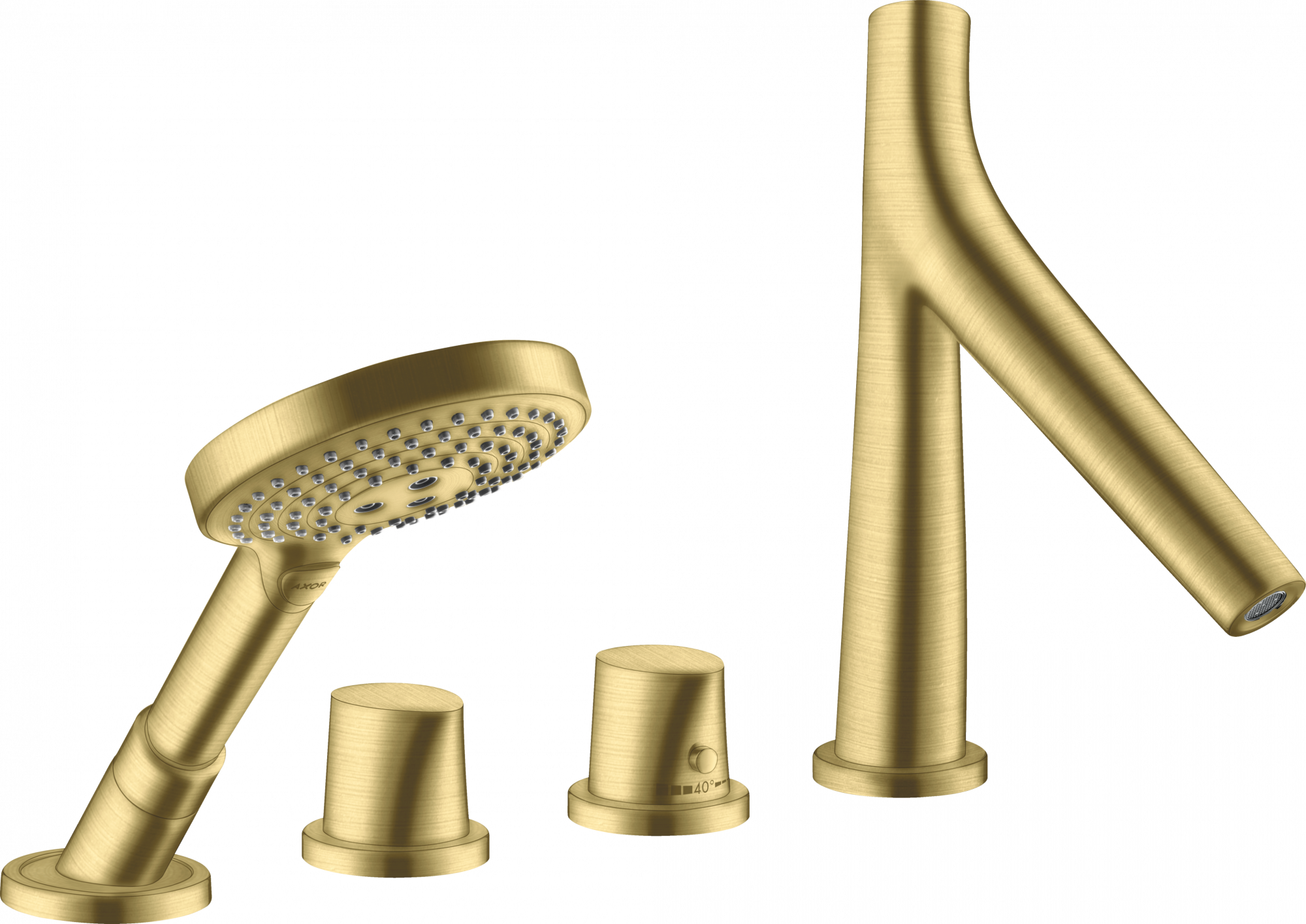 12425950 Термостатический смеситель для ванны на 4 отверстия AXOR STARCK ORGANIC