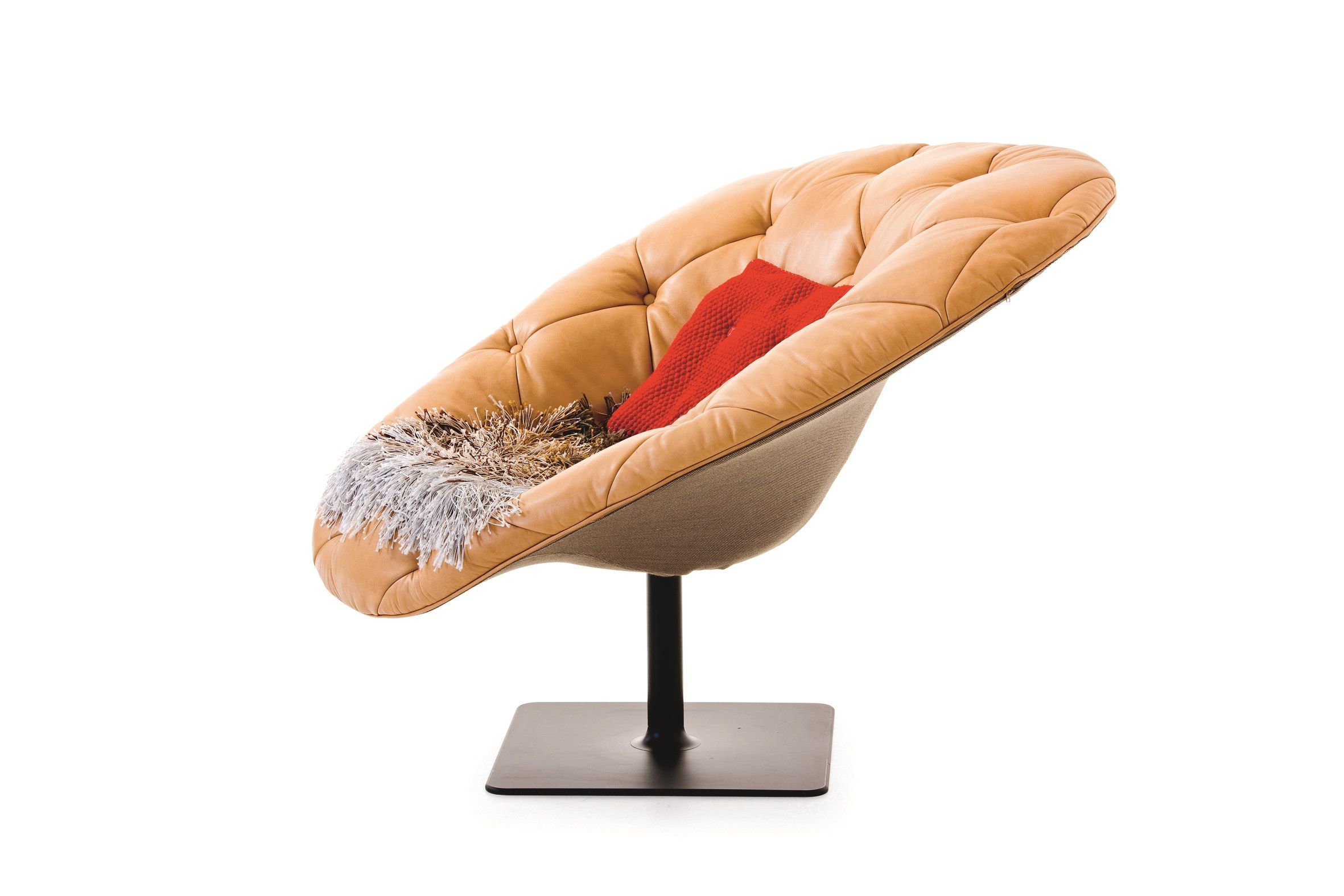 Тканевое вращающееся кресло capitonné MOROSO Bohemian ARCH-00077491 - Вид №1