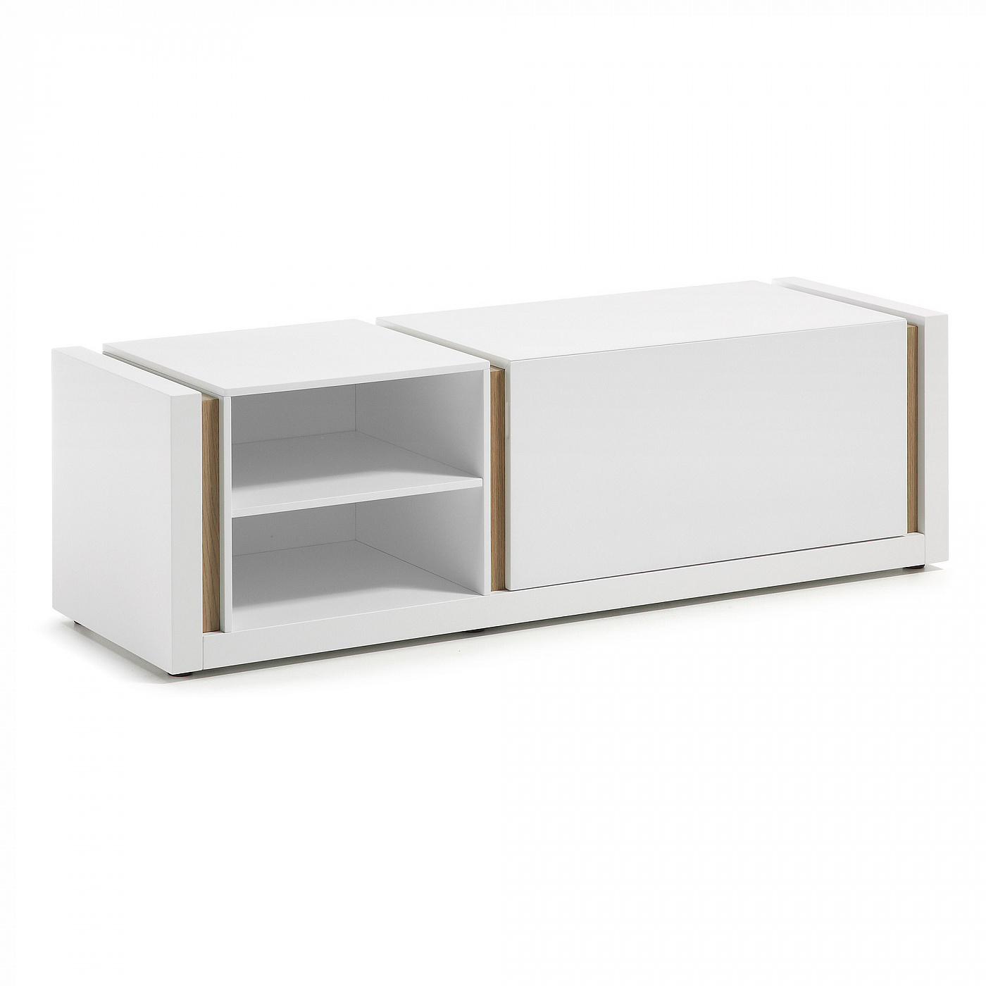 035192 Тумба под ТВ QU 140 белая La Forma De  - Вид №3