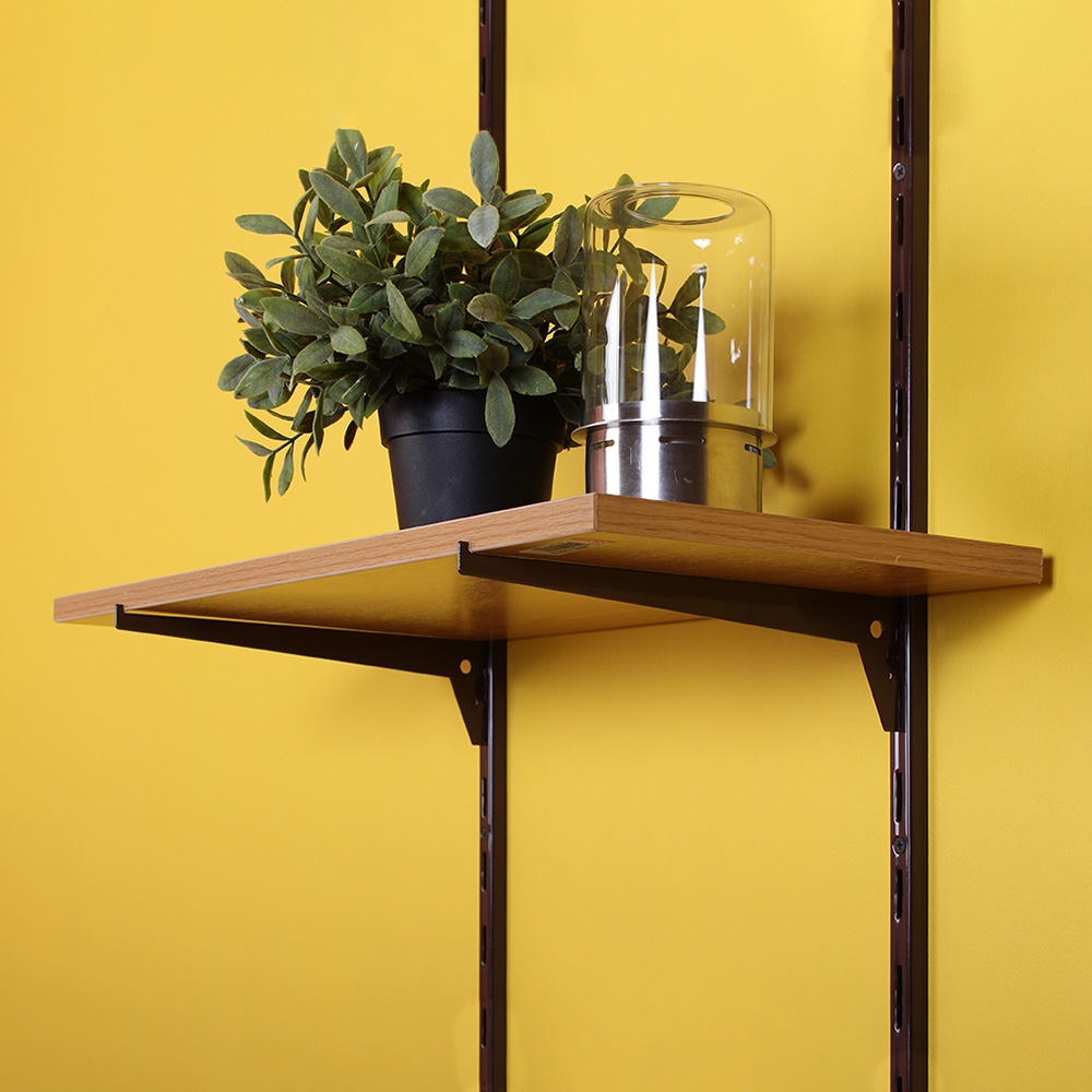 Кронштейн к стеновым стойкам , 165x6x70 мм, коричневый LJPS0542 Public Steel Россия  - Вид №3