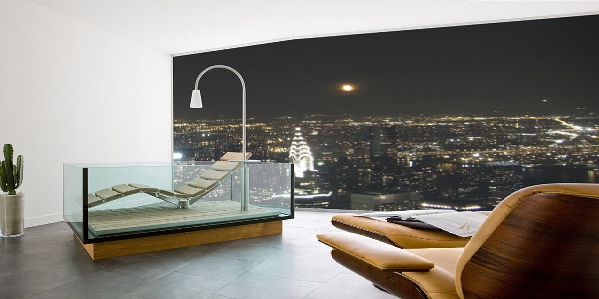 Ванна стеклянная WATER LOUNGE 200 см HOESCH 3704 - Вид №1