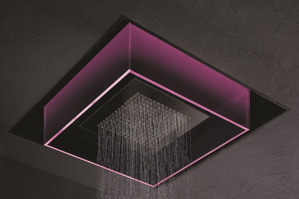 Встраиваемая Светодиодная насадка для душа с хромотерапией Newform AQUALITE ARCH-00106939 - Вид №1