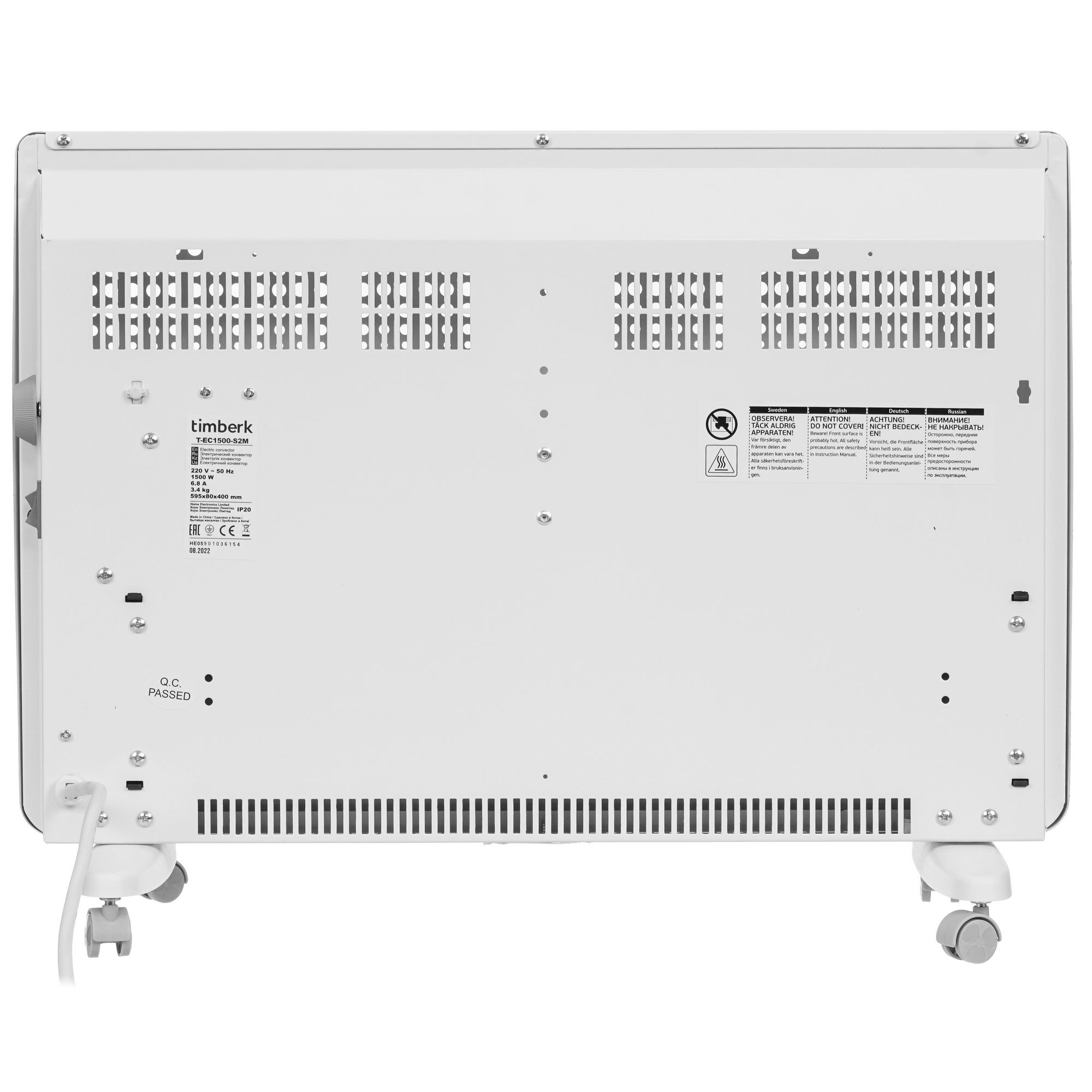 9106910 Конвектор Timberk T-EC1500-S2M STDN-0148504 - Вид №5