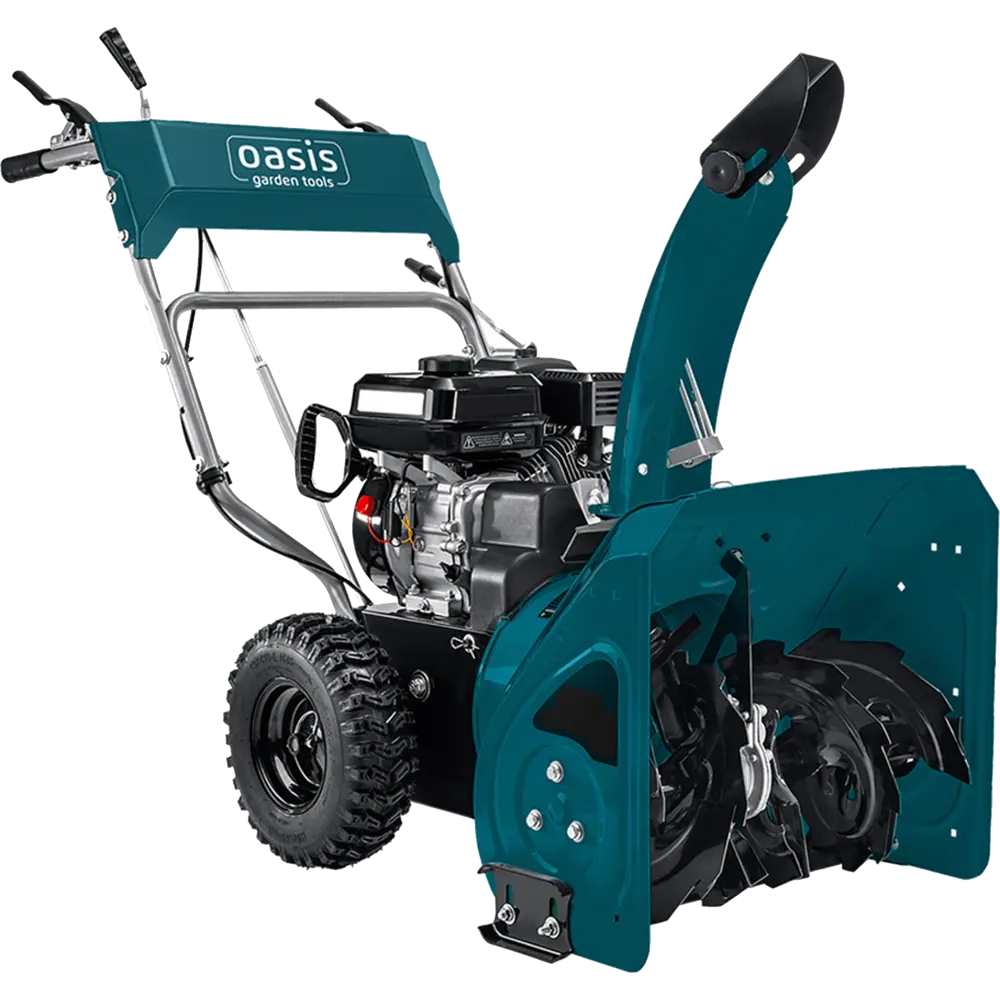 Бензиновый снегоуборщик OASIS SM-7L/K с дальностью выброса до 12 метров 89231609 STLM-1359261