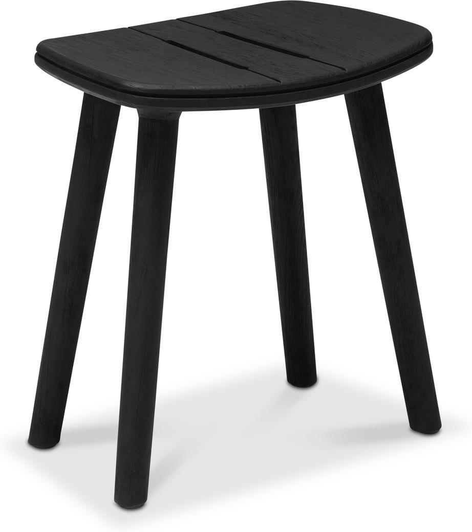 Табурет 47 teak nero Manutti Solid MNST04