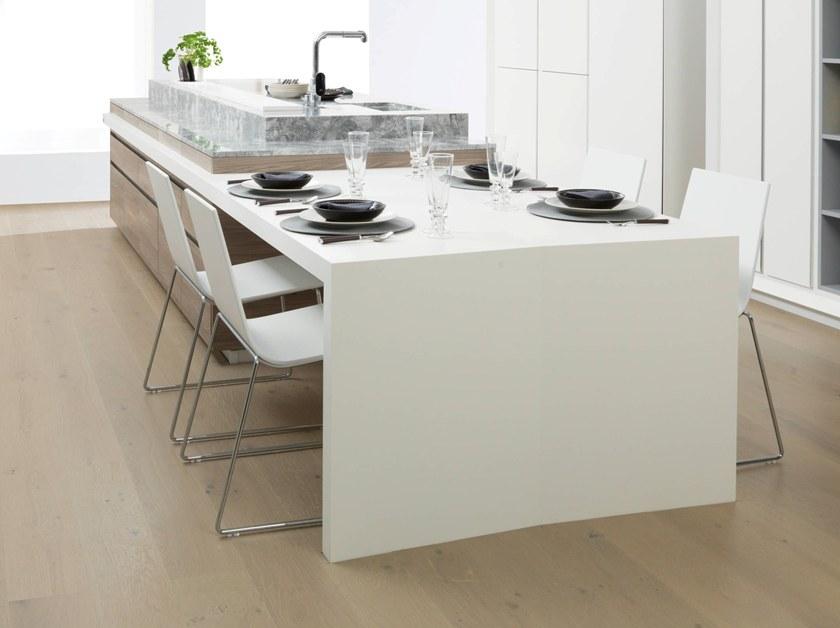 GAMADECOR Стул на санках из фанерованной древесины Curve sun-id-1434925 - Вид №1