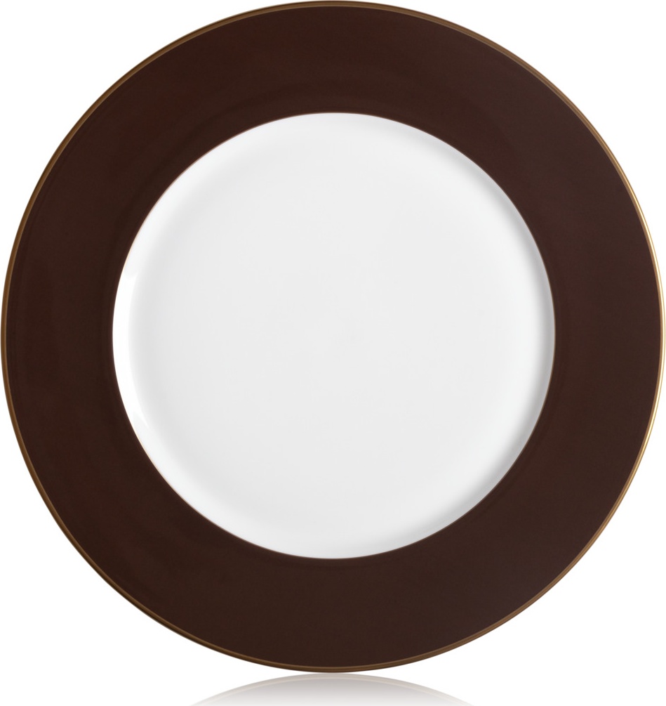 10641819 Lenox Тарелка подстановочная Lenox "Маркеса" 30см (коричневая) Фарфор костяной 