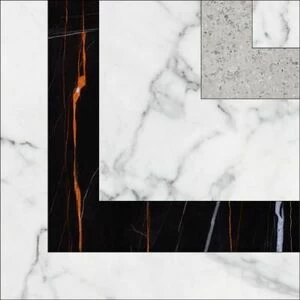 Декор K-1000/MR/t01 MARBLE TREND CARRARA T01-CUT 20х20
