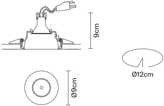 Fabbian Встраиваемый металлический точечный светильник Tools sun-id-1403253 - Вид №11