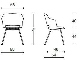 Diemme Кожаное кресло с подлокотниками Clop sun-id-1501140 - Вид №4