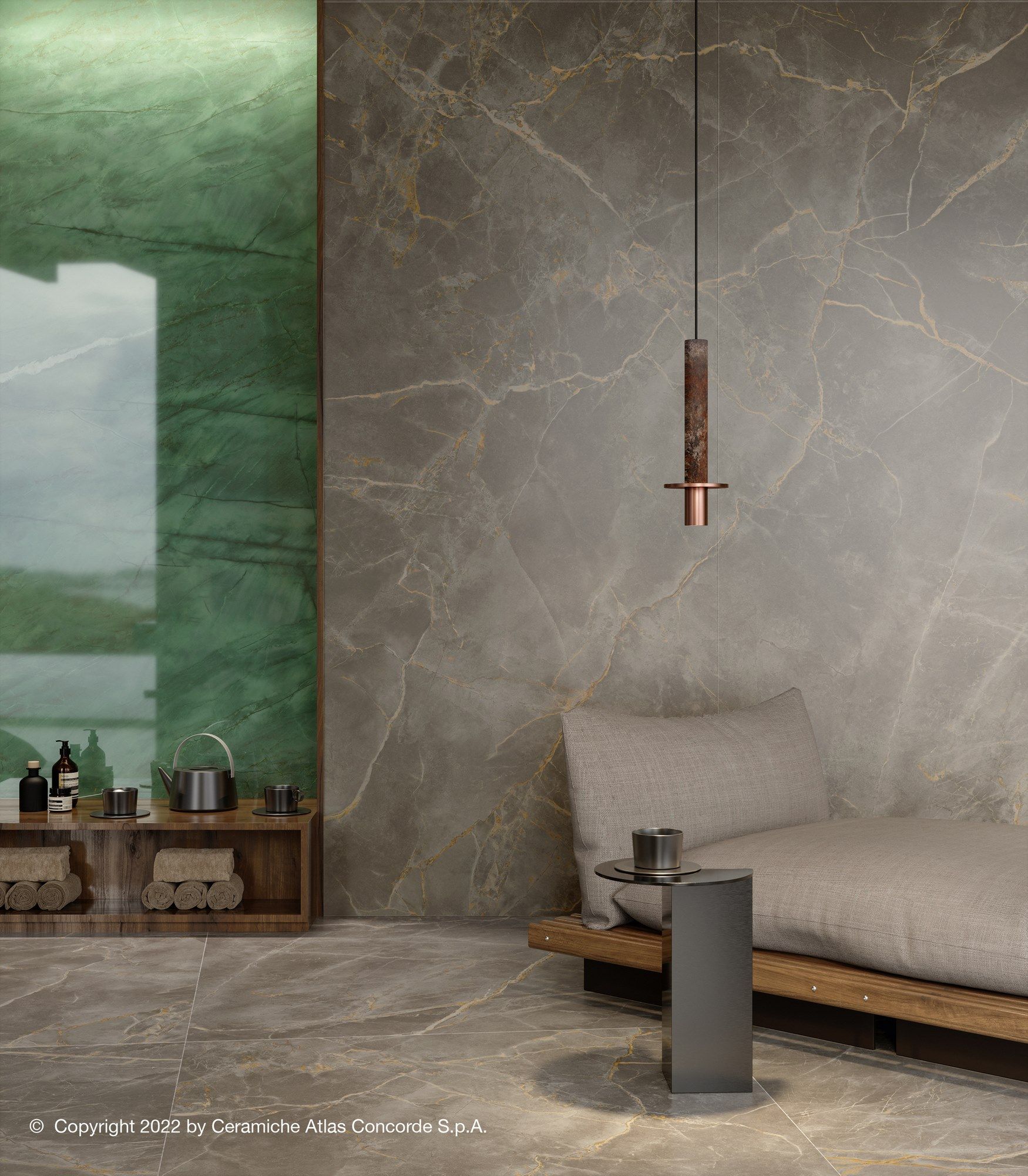 Пол / керамогранит с мраморным эффектом Atlas Concorde Marvel X ARCH-00046057 - Вид №14