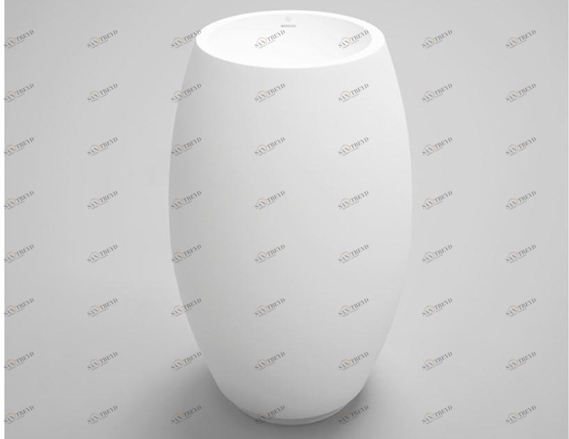 Sa0506 Накладная раковина на столешницу  овальная Blu Bathworks® Halo