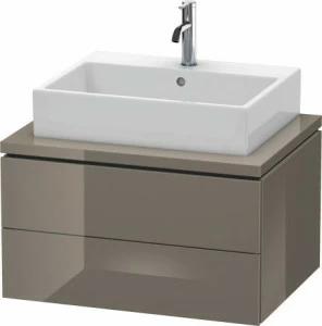 LC581608989 L-Cube Тумбочка для консоли Фланелево-серый глянцевый лак