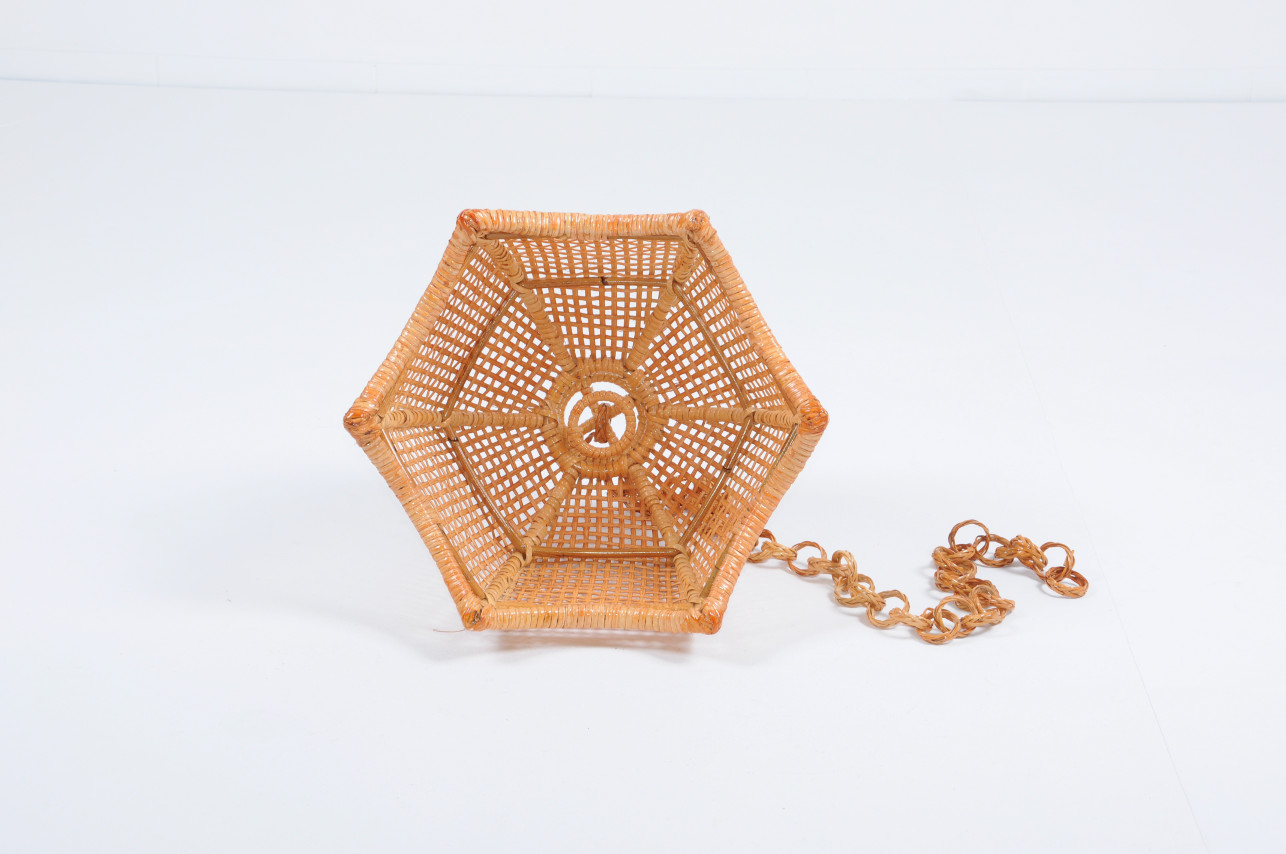 Абажур из ротанга коричневый "Коньяк" 29х37 см 28/04 К VINOTTI  00-3885541 Коричневый  - Вид №1