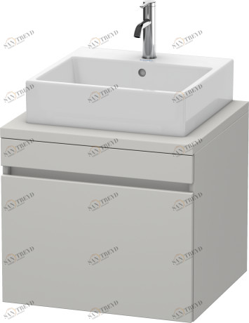 DS531000707 DuraStyle Тумбочка для консоли Бетонно-серый матовый декор Duravit
