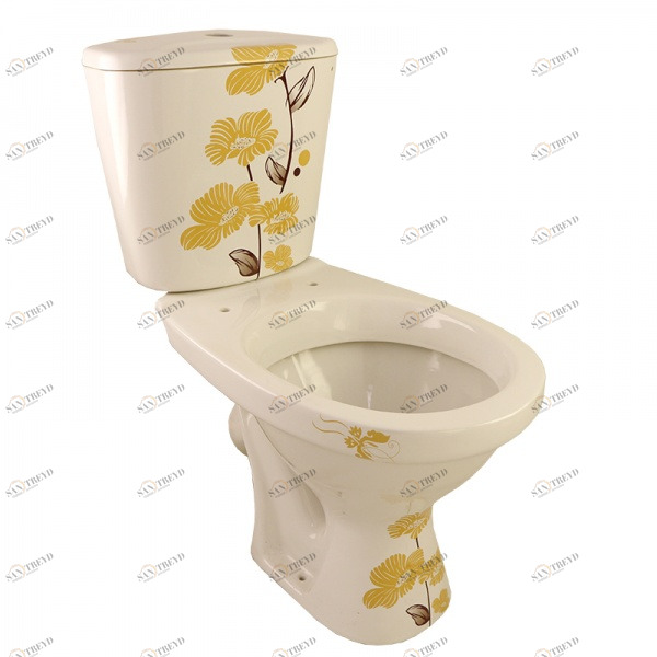 1030176 Компакт унитаз с бачком Белый Лобненский Стройфарфор  Россия 