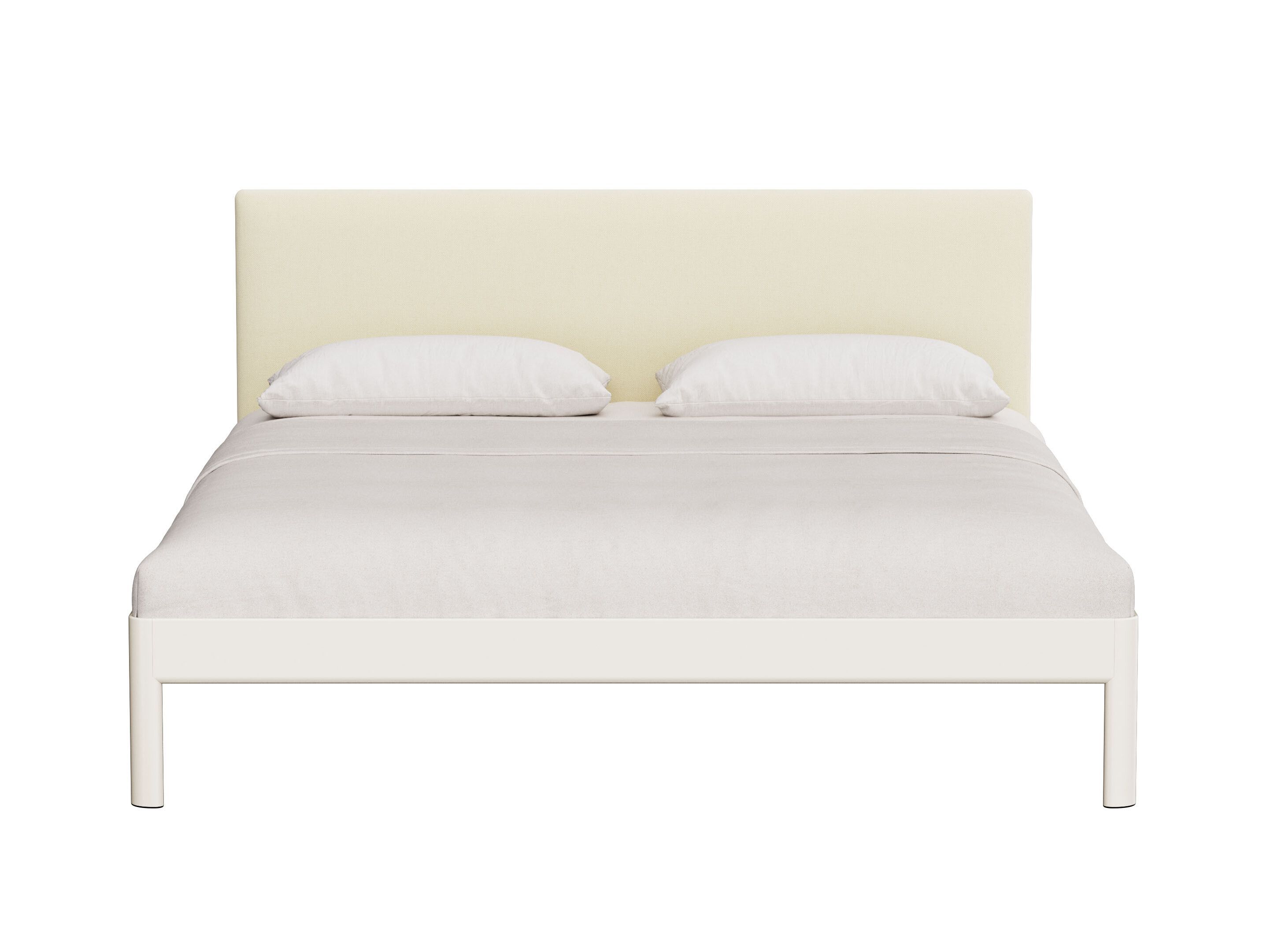 Алюминиевая двуспальная кровать с мягким изголовьем Noah Living Heia ARCH-00072441