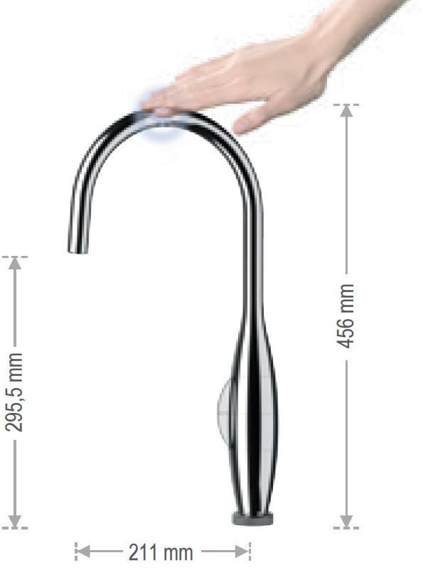Remer Rubinetterie Смеситель для мойки двухрычажный с поворотным изливом Touch-me Bkt 72 2 - Вид №2