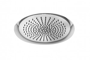 K061  Многофункциональный верхний душdream круглая рамка Ø 35 cm bерхний душ Ø 30 cm для потолочной установки: утопленная, полу-утопленная, внешняя встроенная часть в комплекте обратный клапан ограничитель потока воды до 14 л/мин при 3 бар Функции: Двойно