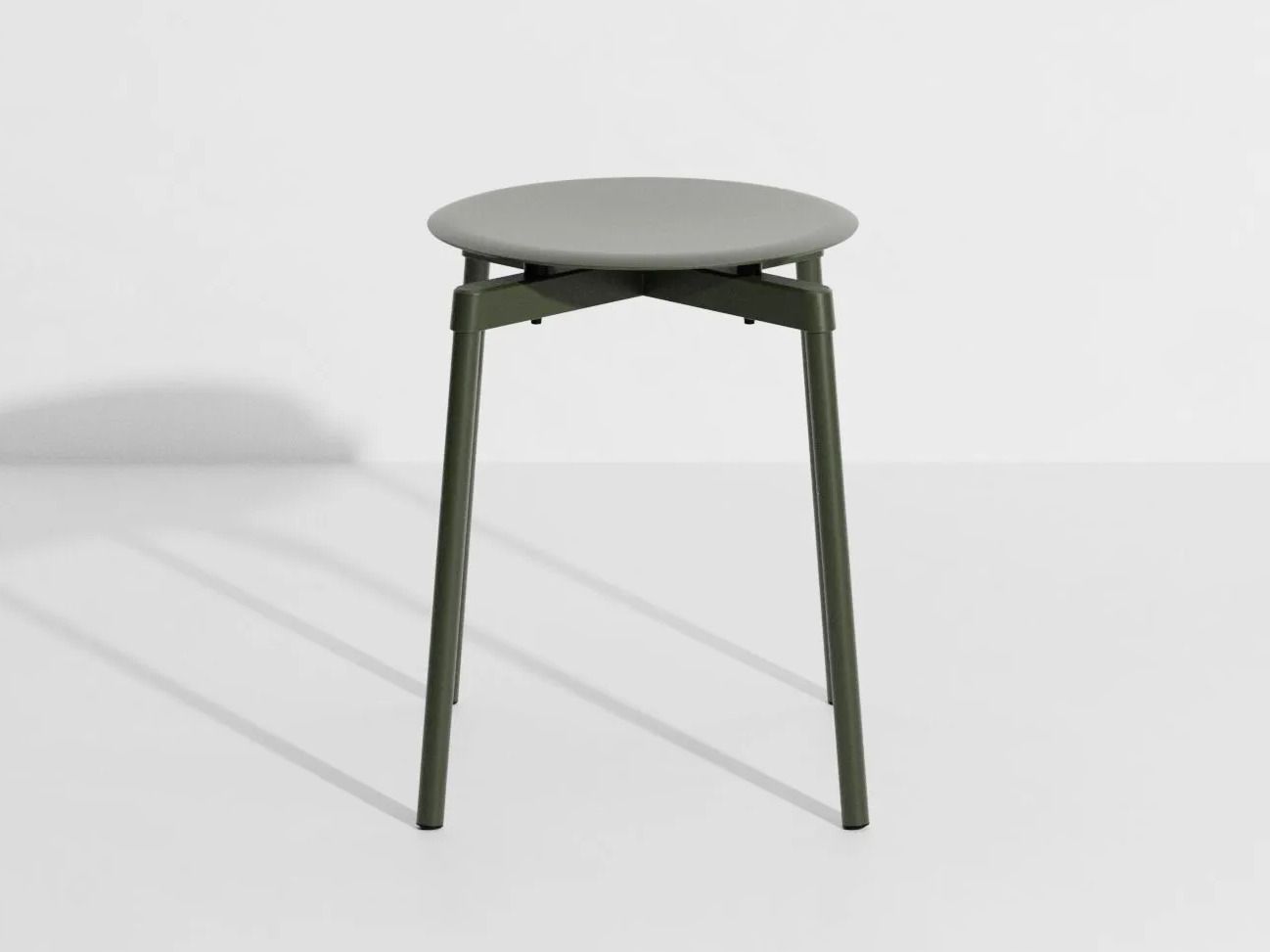 Алюминиевый низкий штабелируемый стул с порошковым покрытием Petite Friture Fromme ARCH-00092847 - Вид №3