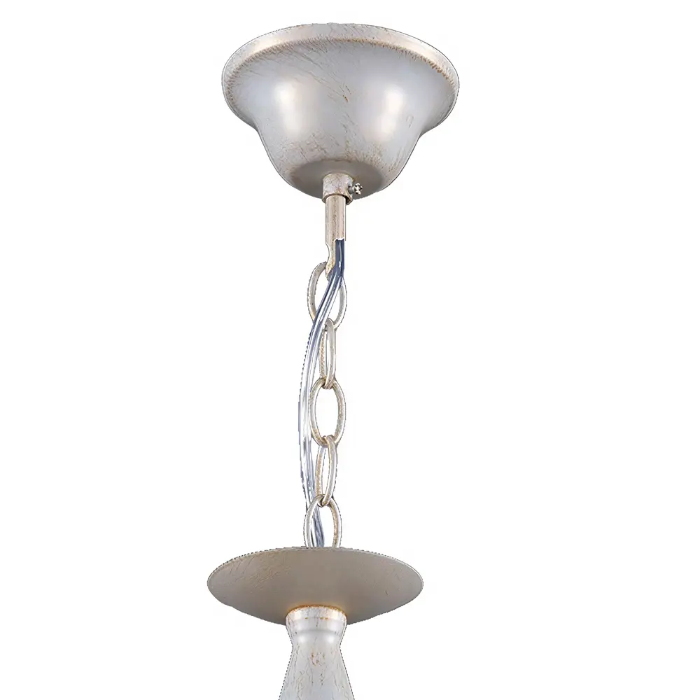 Люстра потолочная Богема 5 ламп 15 м² цвет белый РОССВЕТ STLM-2049357 - Вид №3