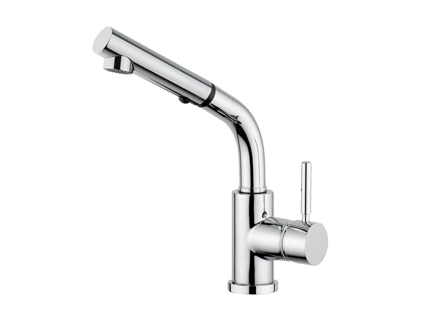Смеситель для кухни из хромированной латуни со съемным ручным душем Bugnatese Kobuk ARCH-00060232