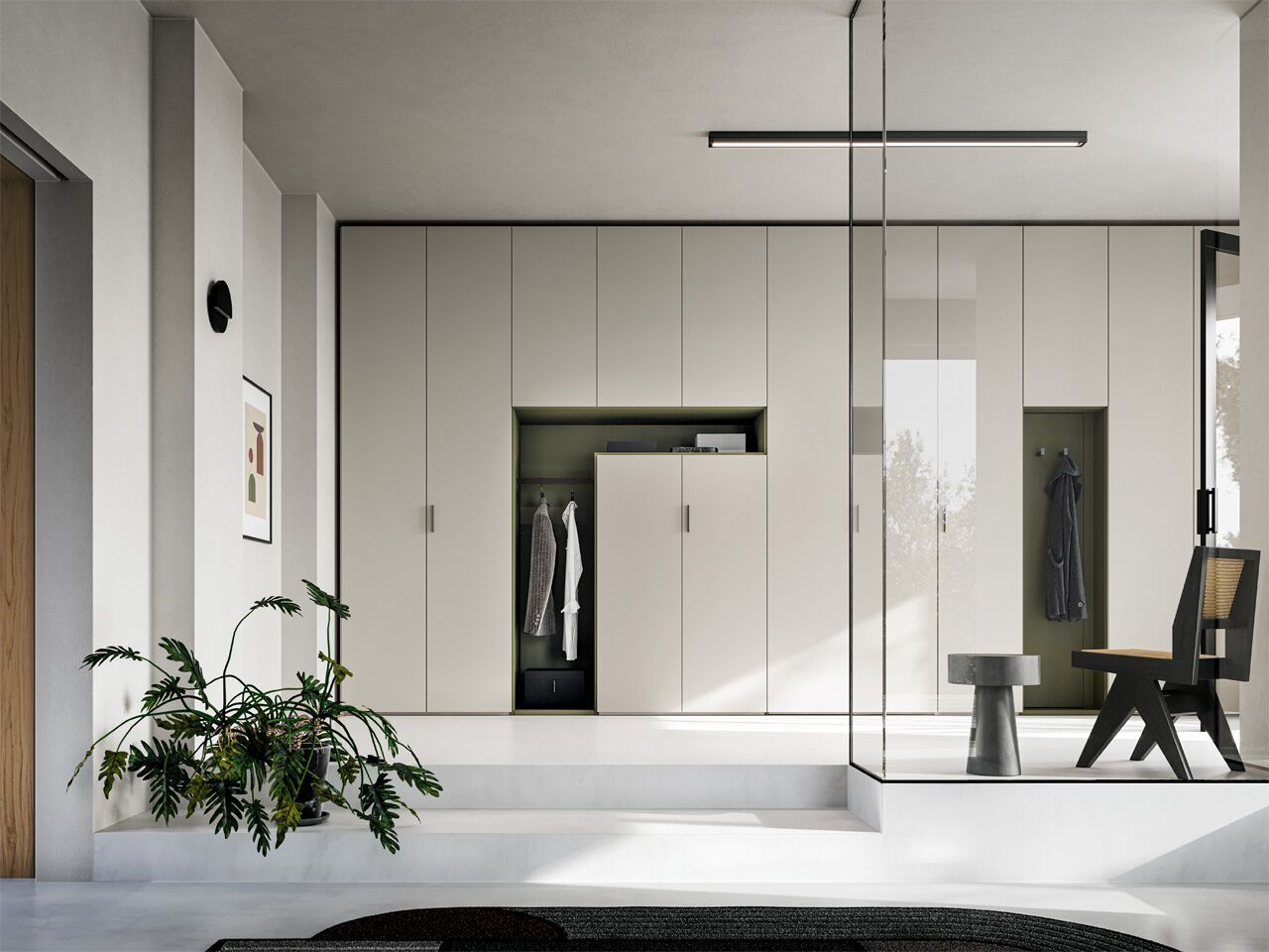 Деревянный секционный шкаф Santalucia Mobili LISCIA BATTENTE ARCH-00142989 - Вид №1