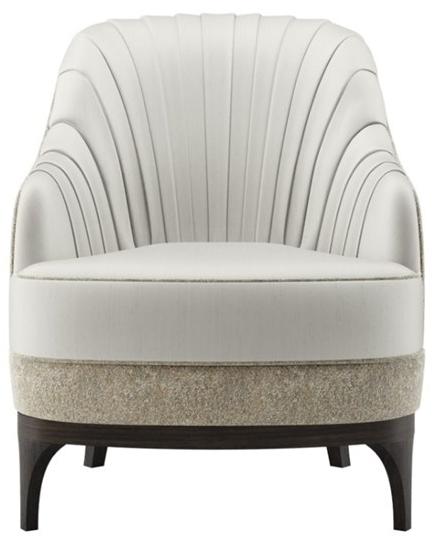 FRATO Кресло из атласа с подлокотниками  Fup010019aam  - Вид №1