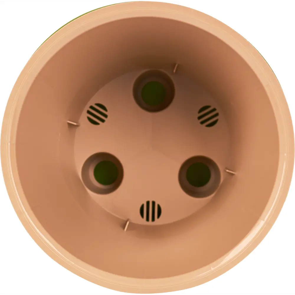 Горшок цветочный Ingreen London ø16 h14.5 см v1.6 л полипропилен цвет оливковый STLM-2018314 - Вид №1