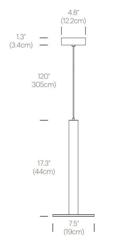 Алюминиевый затемняемый светодиодный подвесной светильник Pablo Designs CIELO XL ARCH-00047020 - Вид №5