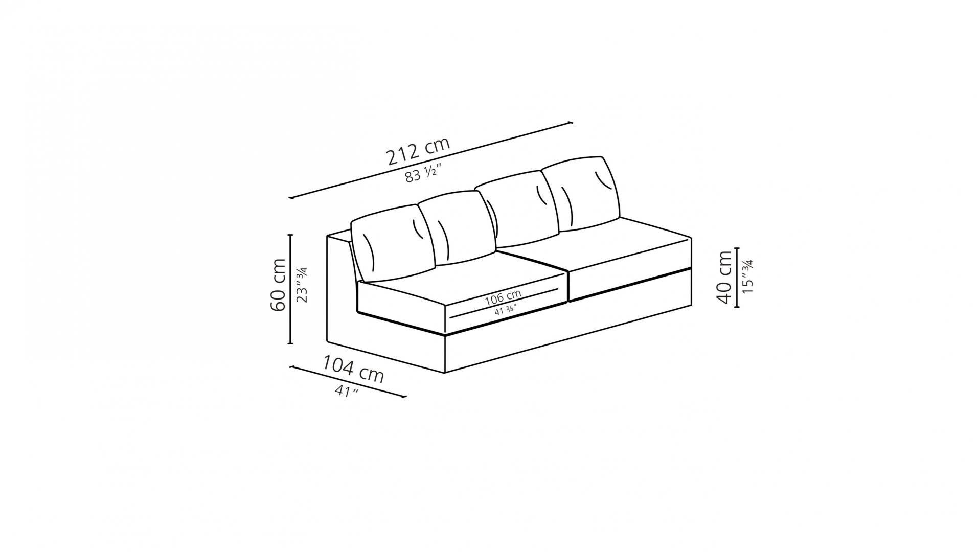 Casamilano Модульный тканевый диван Pillopipe sun-id-1430555 - Вид №10