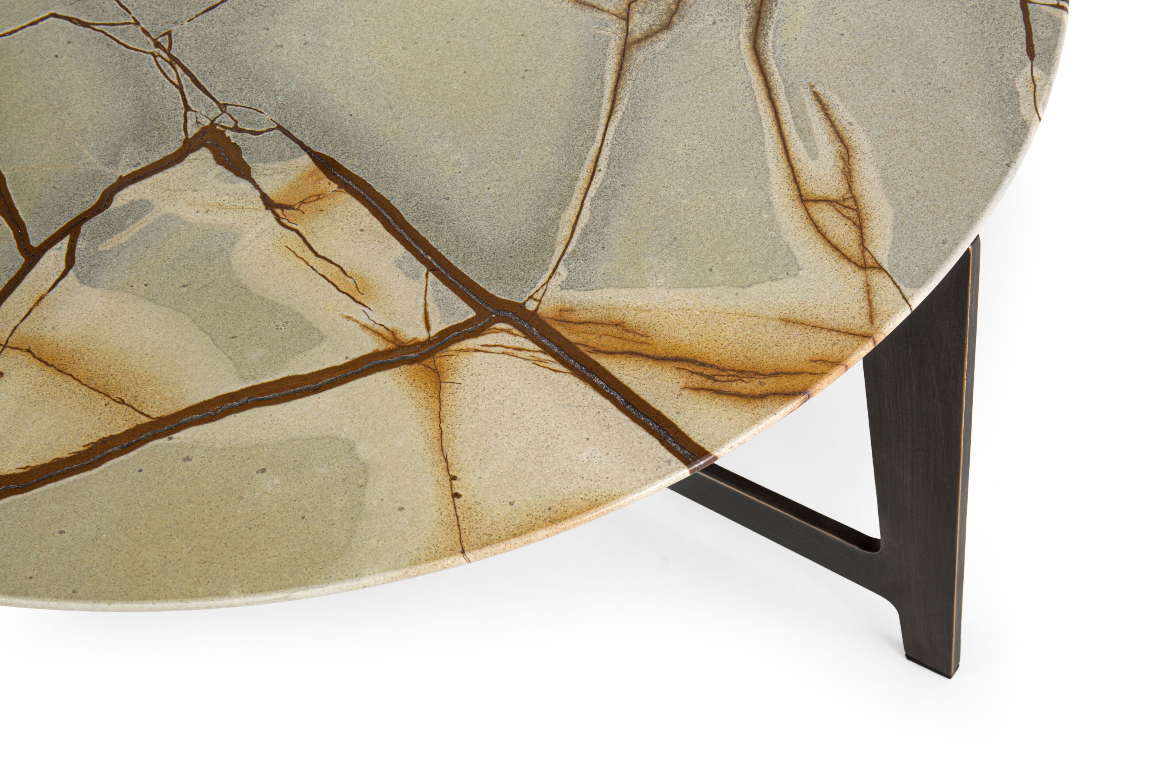 Круглый мраморный журнальный столик для гостиной Borzalino BSeries ARCH-00124369 - Вид №2