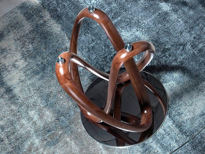 Angel Cerdá Овальный стол для гостиной из дерева и стекла Nature life 1022 Angel Cerda - Вид №2