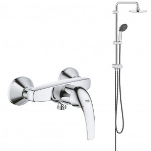Душевая система Vitalio Start System 180 Flex со смесителем для душа (NSB0151)