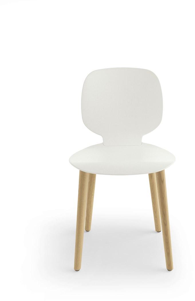 Crassevig Стул из фанерованной древесины Alis sun-id-1398106 - Вид №1