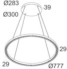 Delta Light Светодиодный подвесной светильник для офиса с диммером Inform sun-id-1434394 - Вид №5
