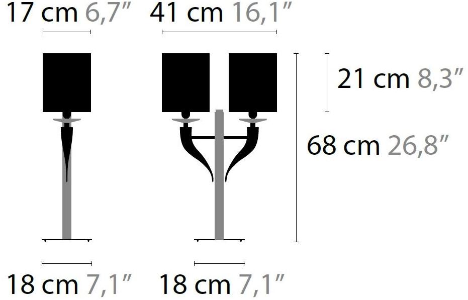ILFARI Настольная лампа из металла Loving arms 11670 - Вид №1
