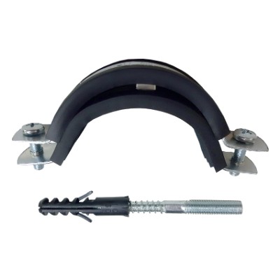 RH.08 Хомут с резиновым уплотнением в комплекте со шпилькой Valtec 1 1/2", 44–50 мм  - Вид №1