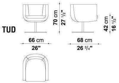 B&B Italia Project Кресло поворотное по контракту Tulip sixty sun-id-1496089 - Вид №4