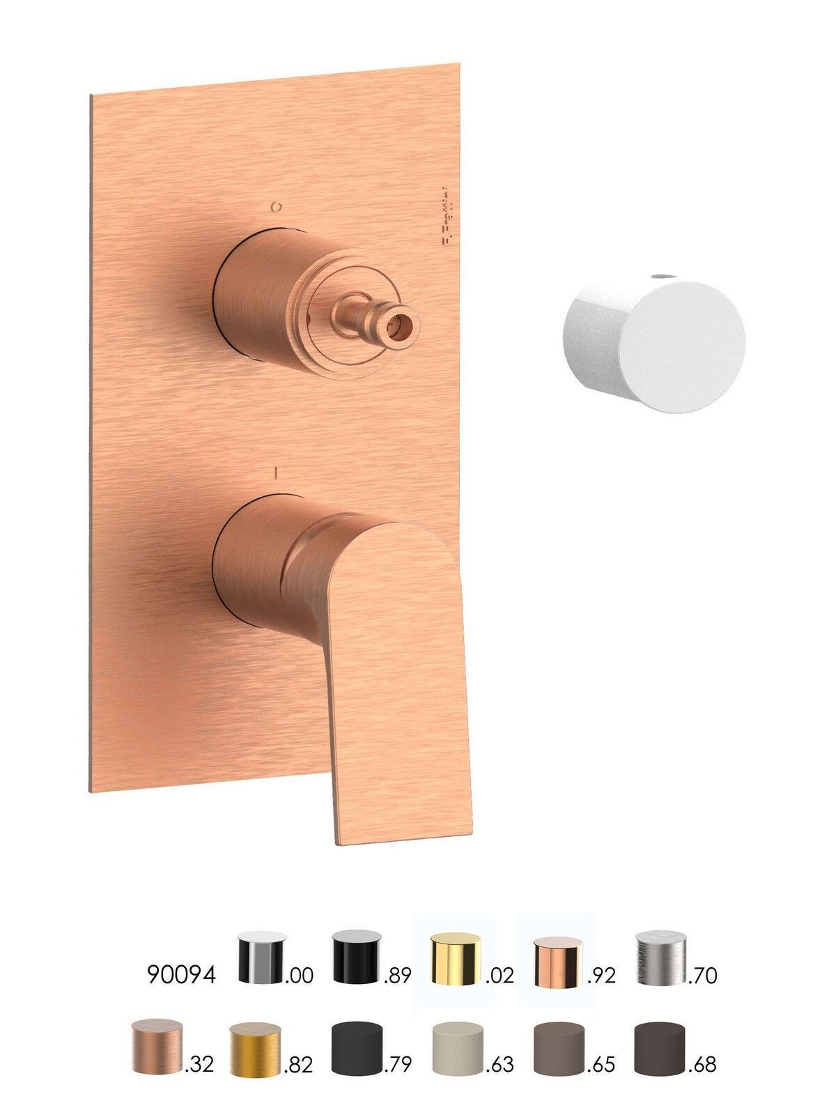 Однорычажный встраиваемый смеситель для душа с переключателем Rubinetterie Frattini Нарцисс ARCH-00057077 - Вид №1